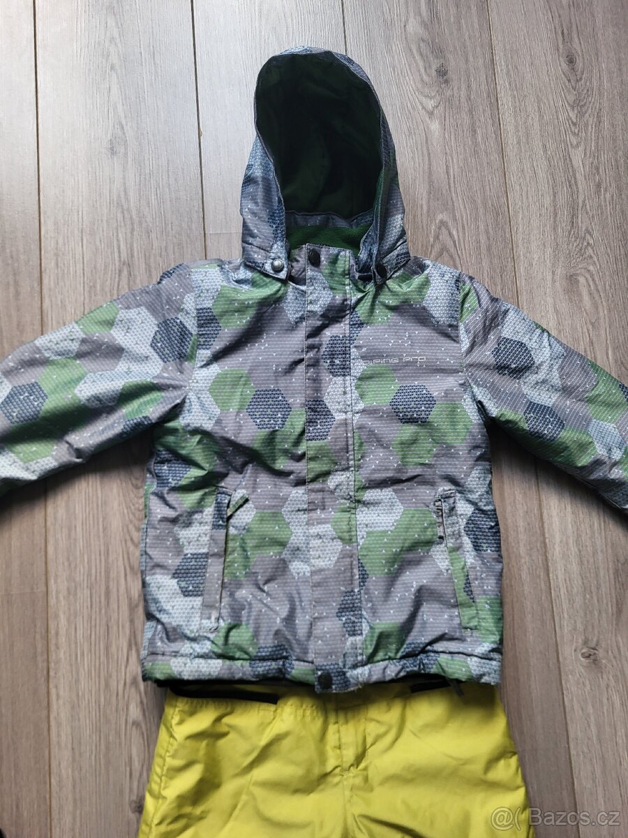 Detska bunda a kalhoty na lyze 116/122 - 2