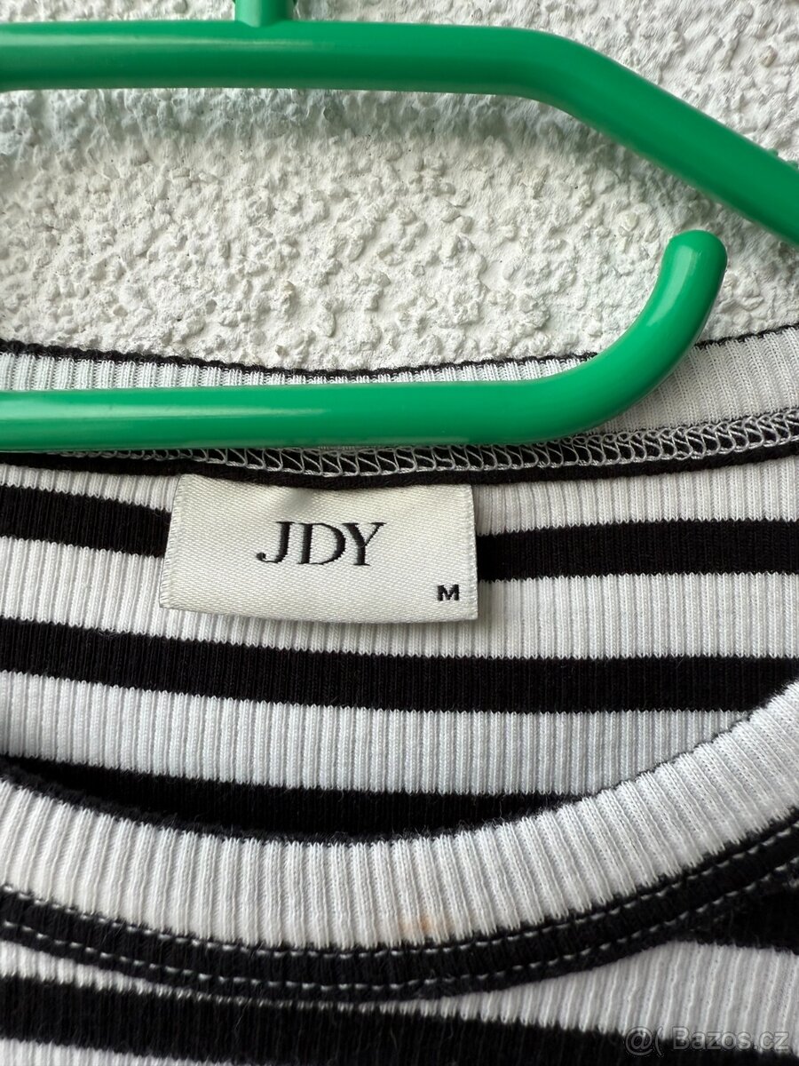 Černobílé tričko JDY - 2