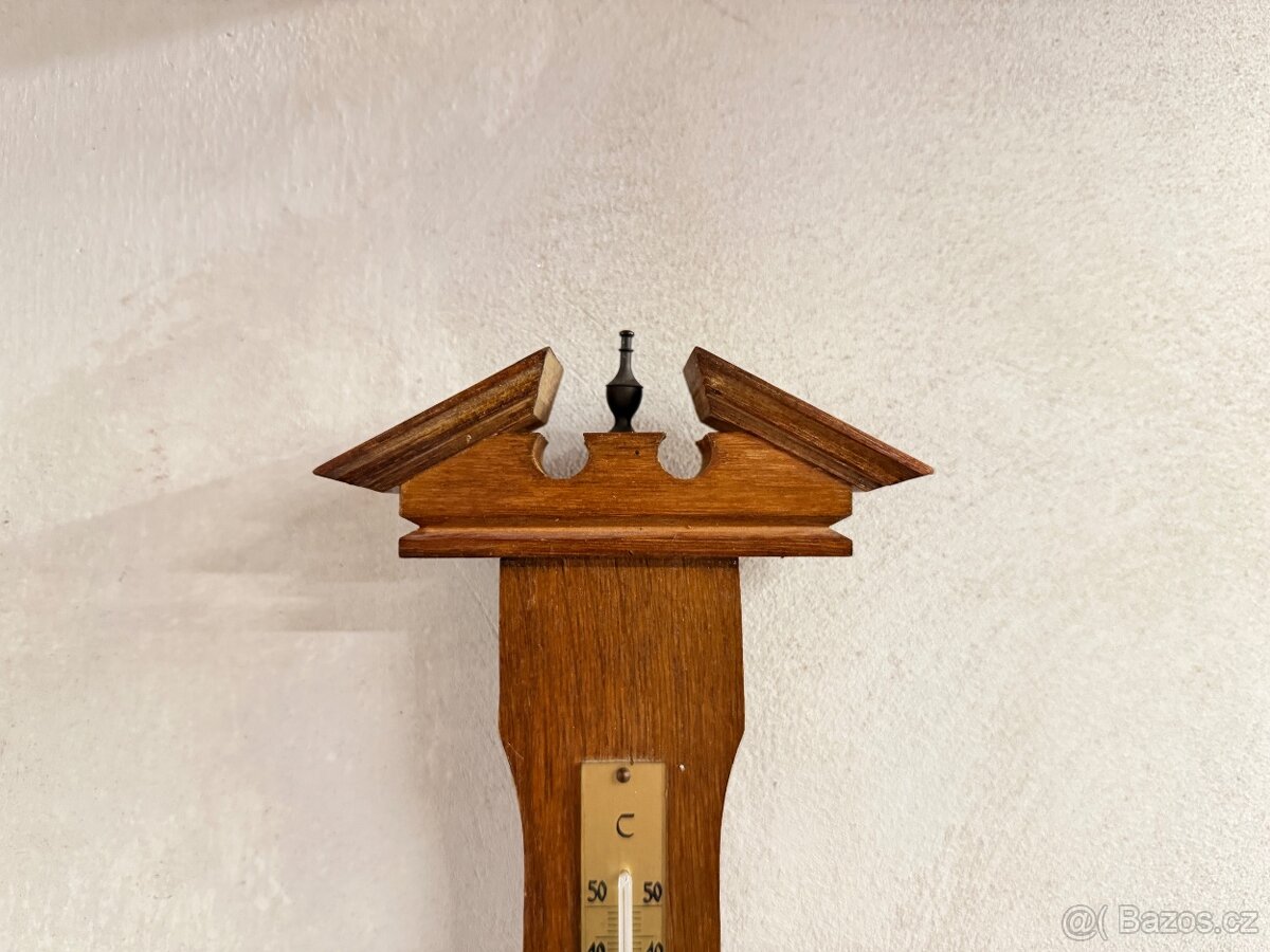 Starožitný rustikální barometr - 2