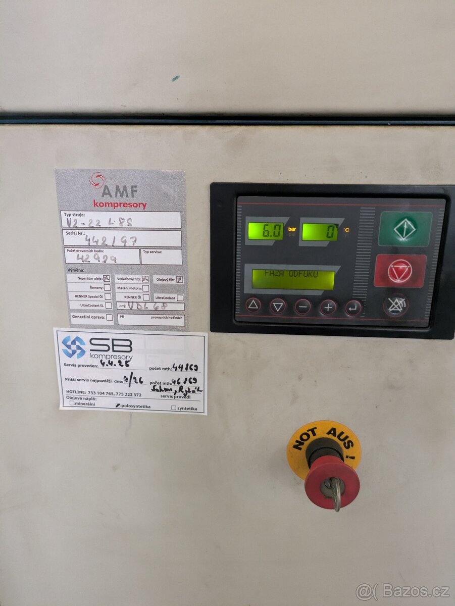 Šroubový kompresor HAFI V2-22L08 - 2