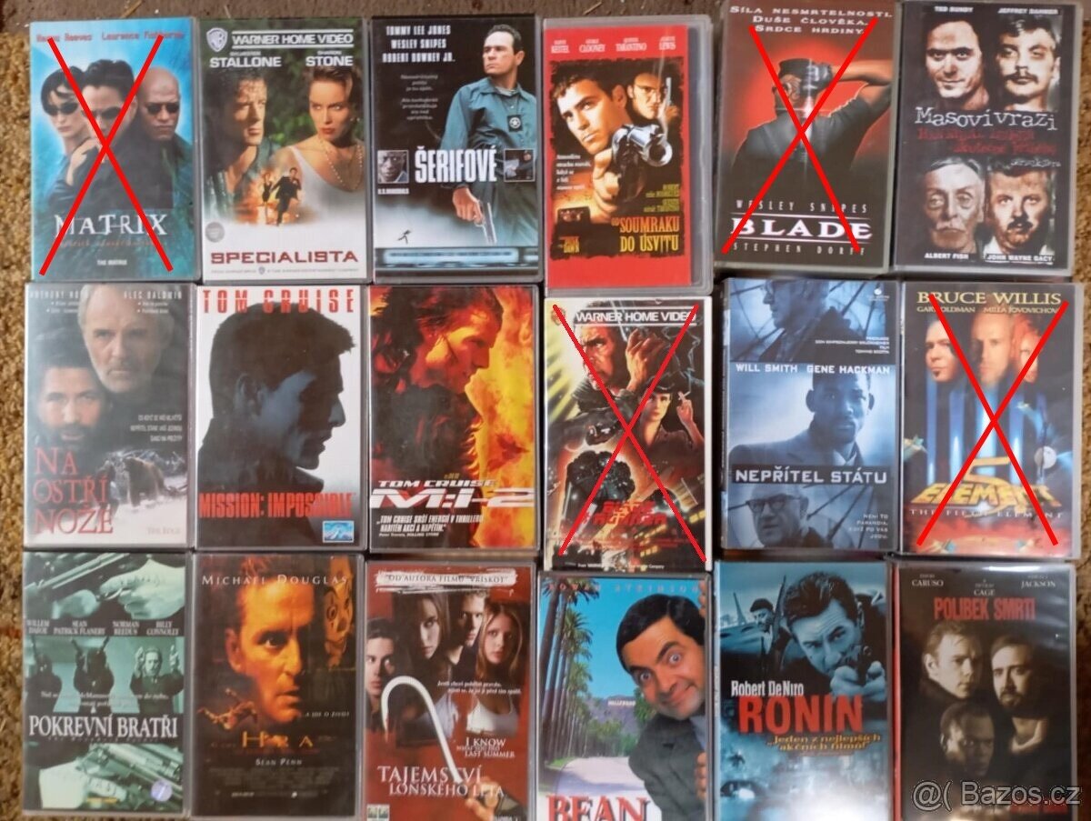 Originál VHS kazety - 2