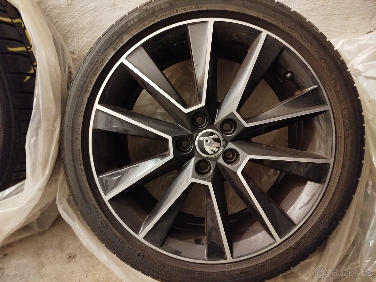 ALU kola Škoda Fabia 3/Rapid, 215/40 R17 - 2