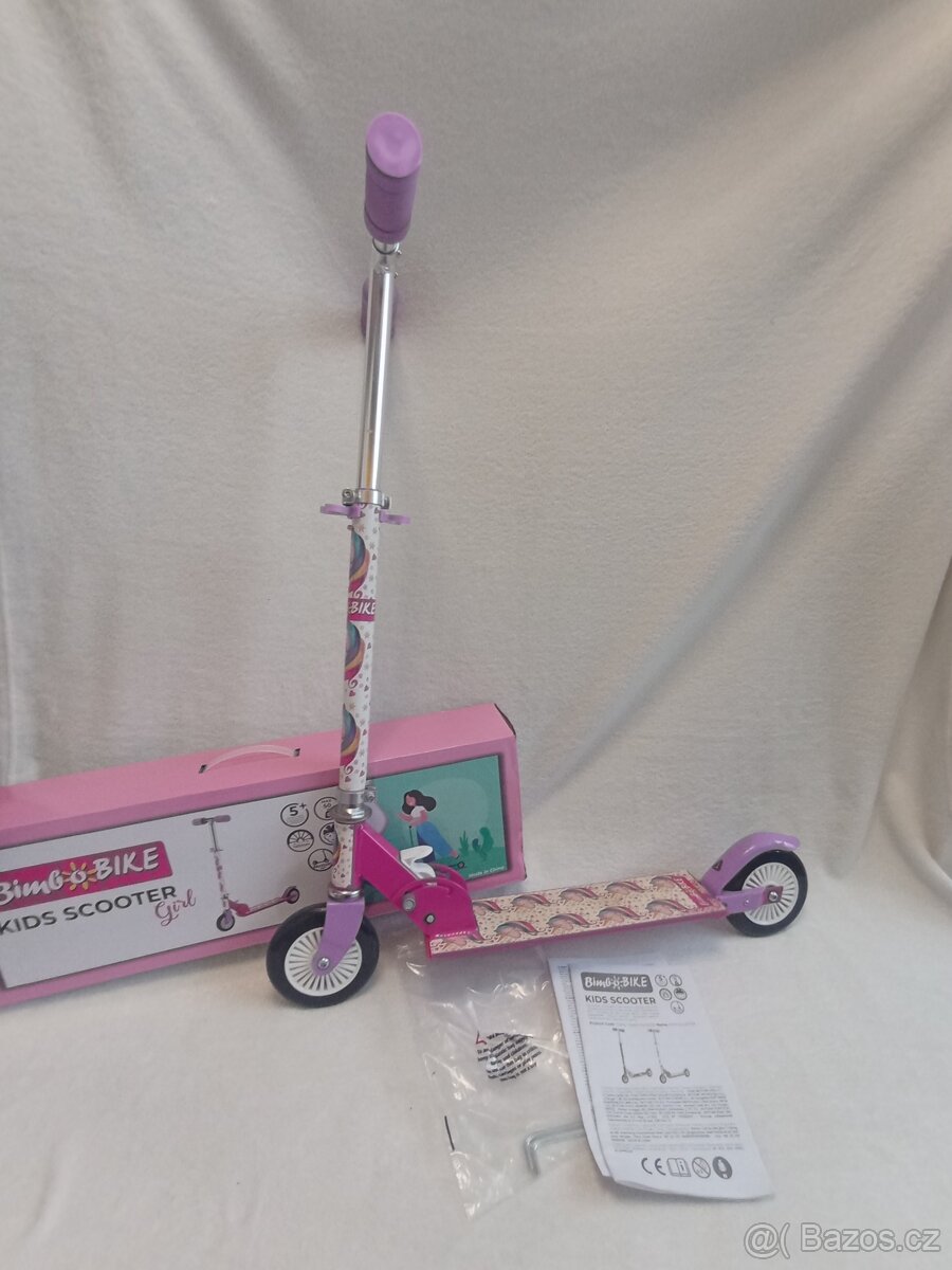 Skládací dětská koloběžka s jednorožcem, Bimbobike - 2