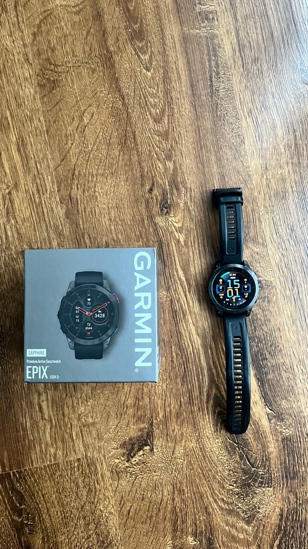 Garmin Epix Sapphire Titan Black/Black Band - 2