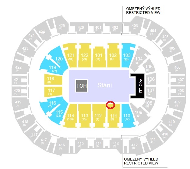 YZO O2 ARENA 27.9.2026 - 2x I.kategorie - 2