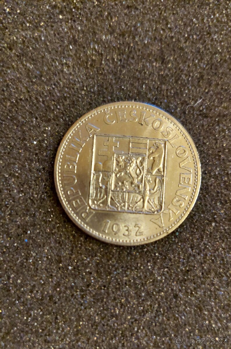 Stříbrná mince 10Kč, r. 1932 - 2