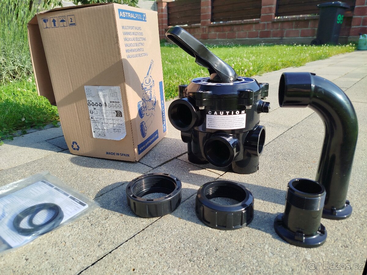 6cestný ventil Astralpool – typ 73950 (Classic Plus 1½″) - 2