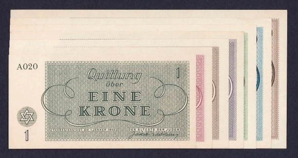 Bankovky - Terezínské poukázky (1943-45) - 2