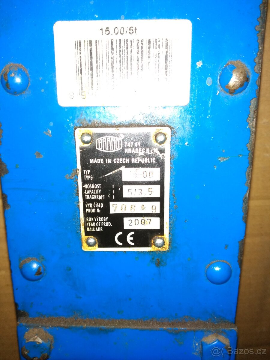 Hřebenový zvedák s přestavitelnou opěrou - 2