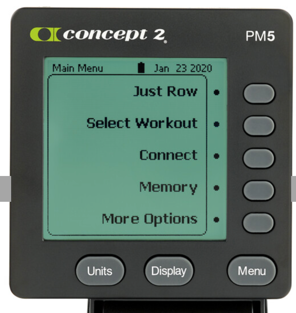 Veslovací trenažer Concept PM5 - 2