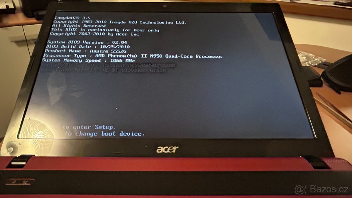 ACER Aspire 5552 na díly - 2