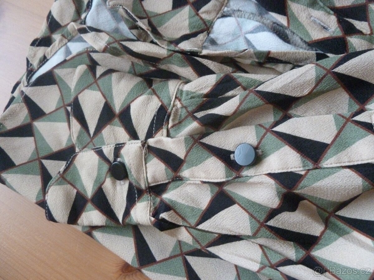Mango dámská košile XS s geometrickým vzorem - 2