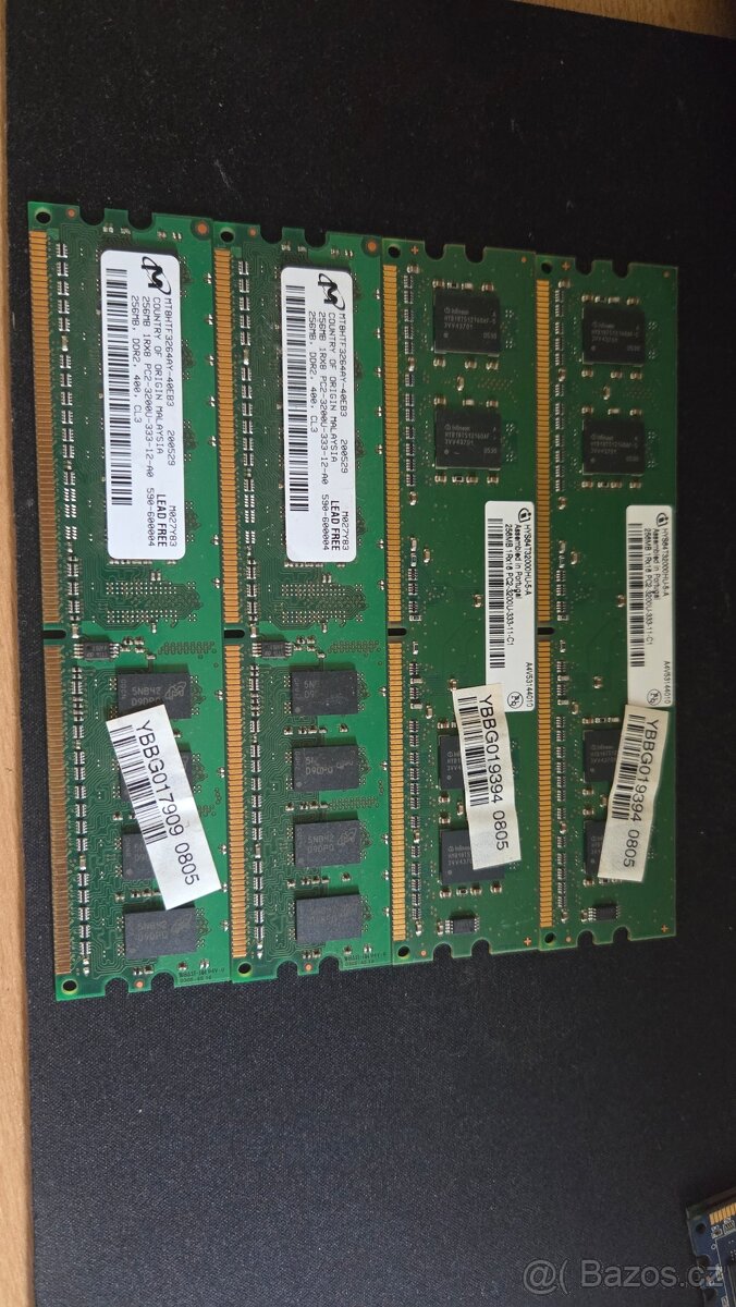 Sada DDR2 RAM pamětí 6 ks - 2