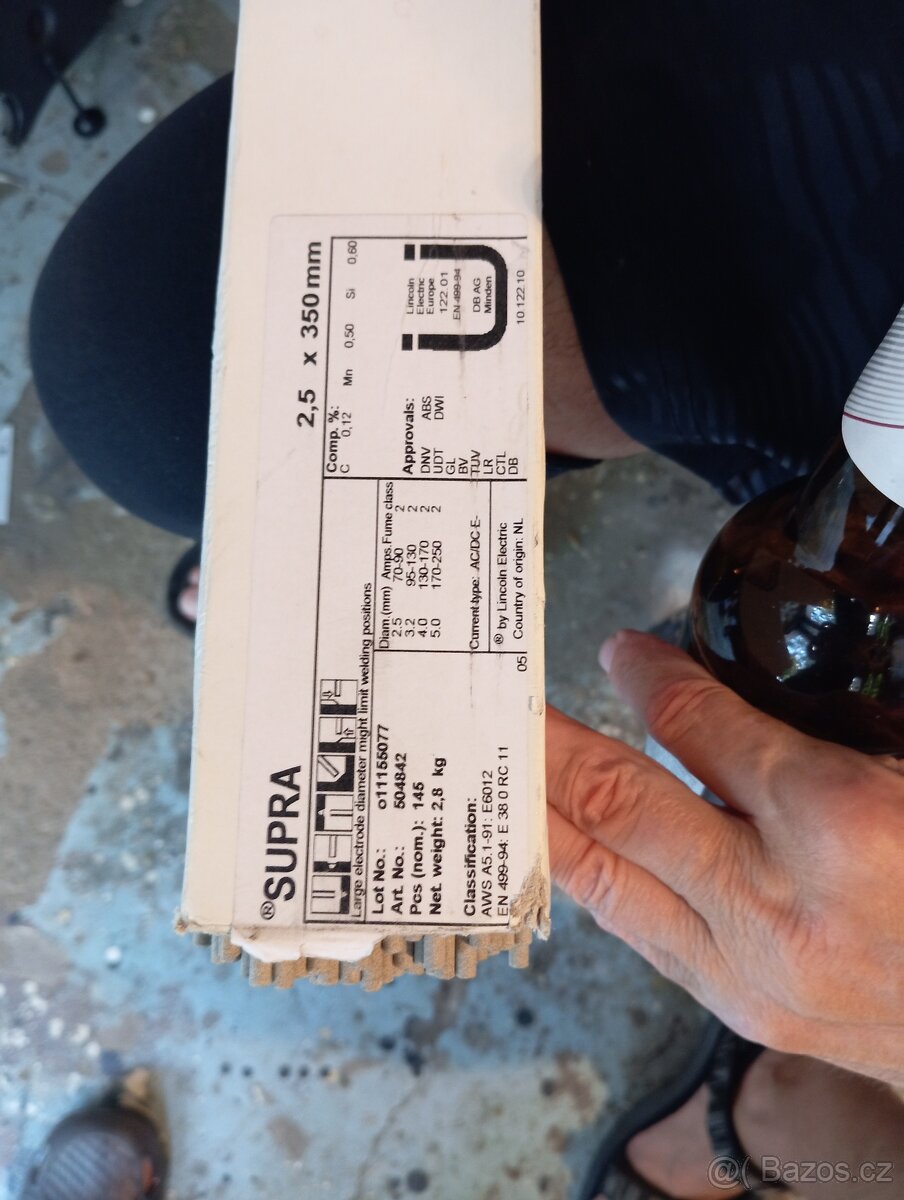 Prodám elektrody 2.5 × 300 - 2