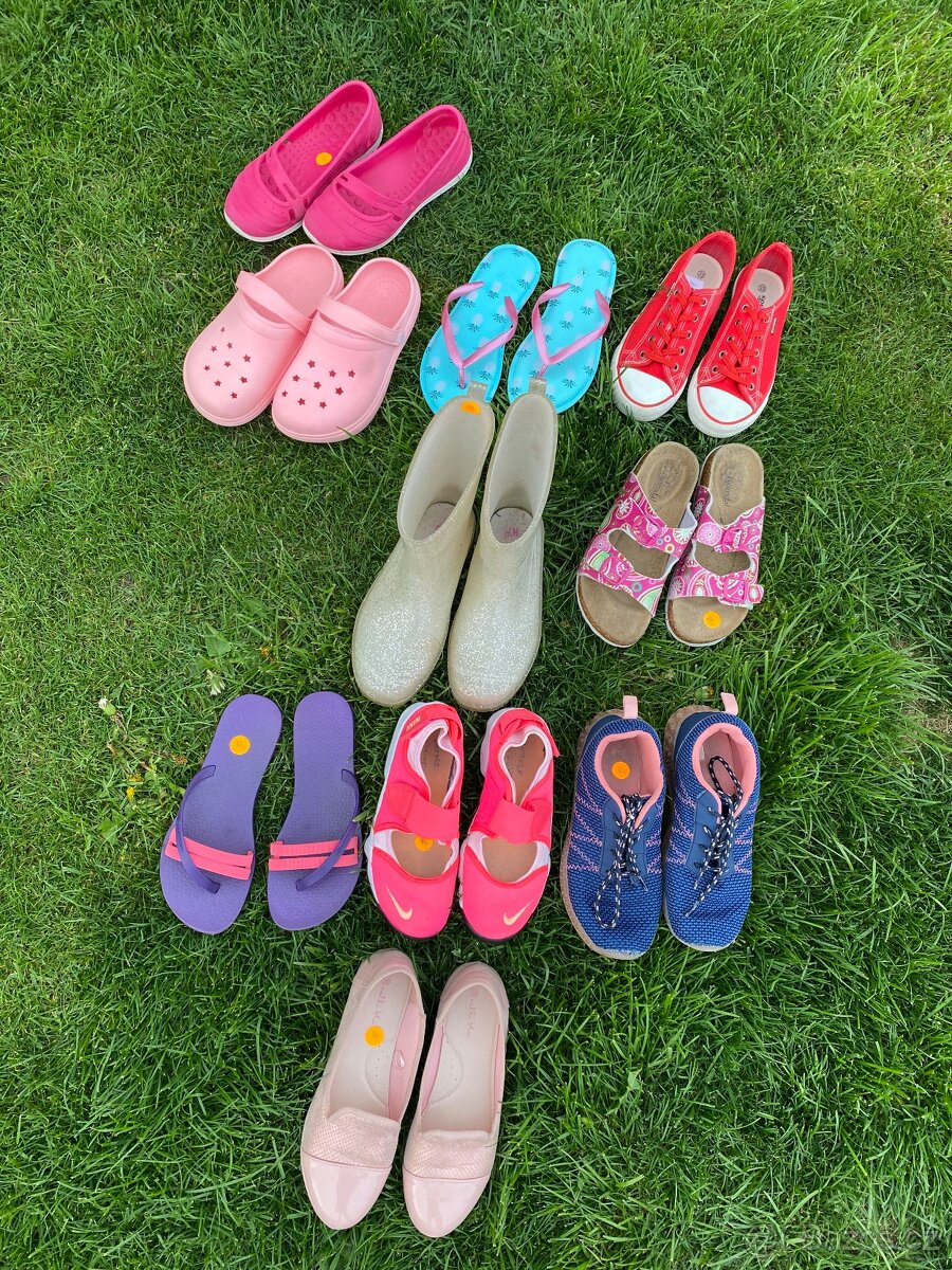 Tenisky, střevíčky, gumovky pro holku vel. 32, 33, 34, 35 - 2