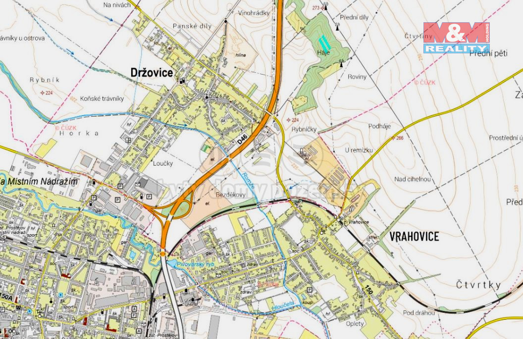 Prodej lesa, 4332 m², Držovice - 2