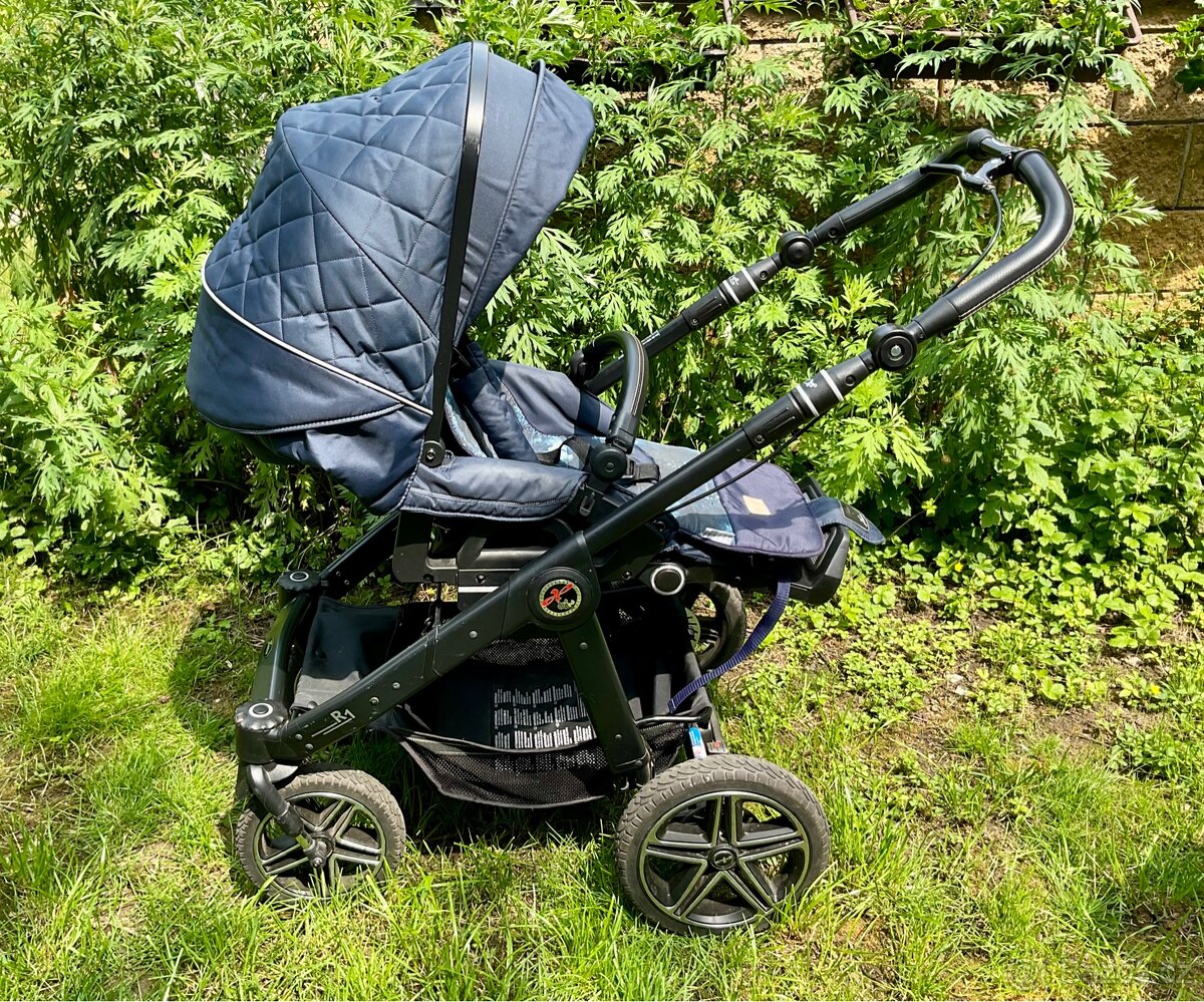 Kočárek Hartan Racer GTS Premium Selection 2023 2v1 - modrý - 2