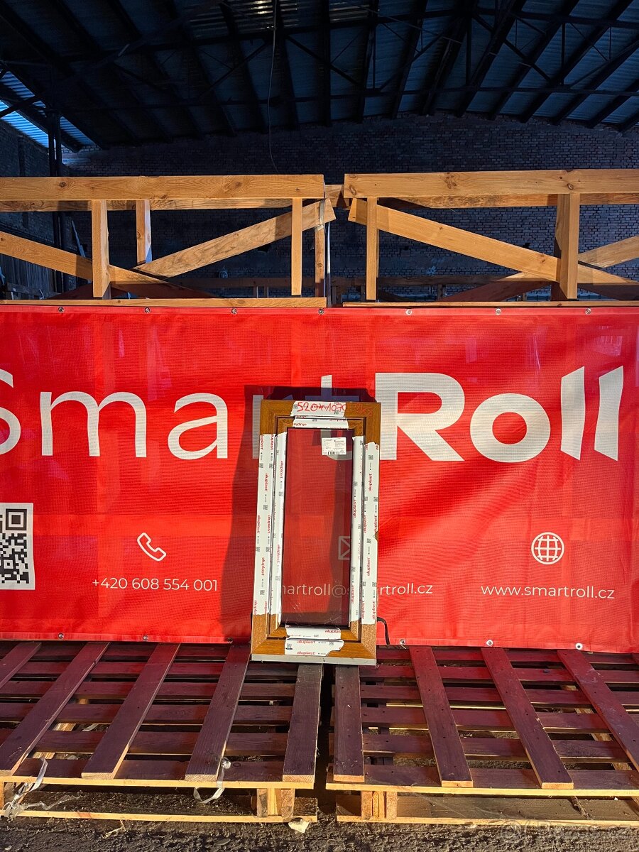 Okno PVC , profil 70 mm/ 3 sklo, nepoužitá okna - 2