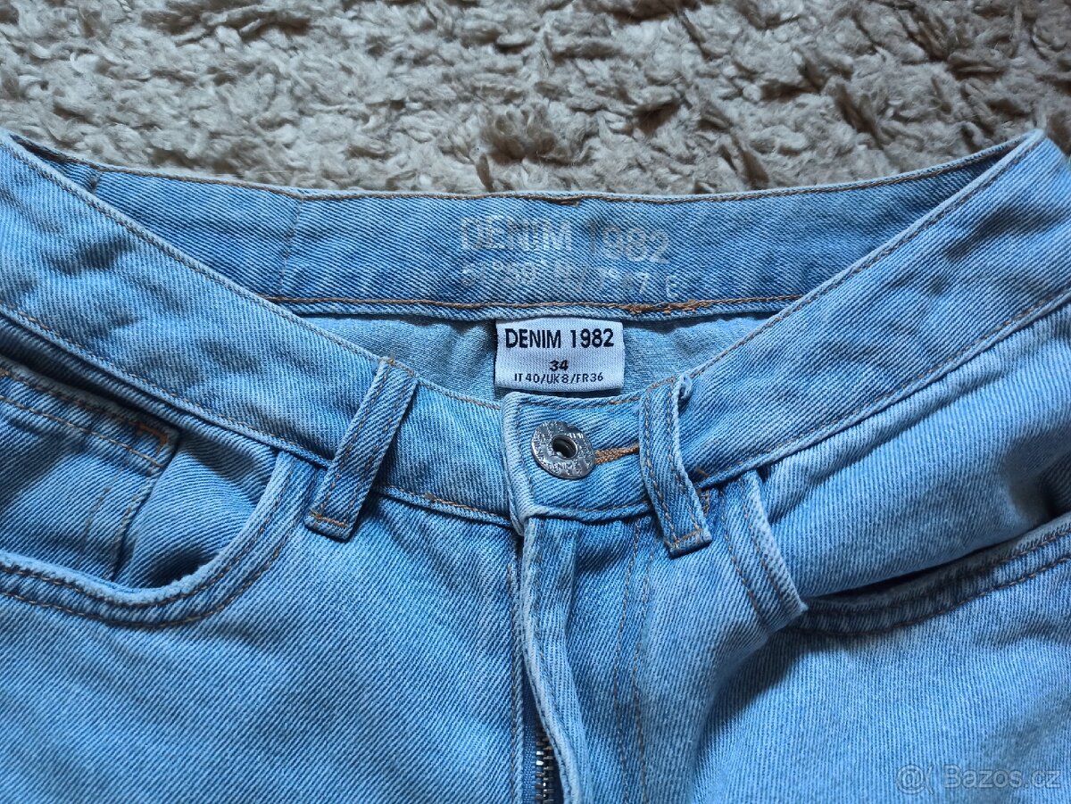 Prodám dámské džínové šortky/kraťasy vel. 34/XS - 2