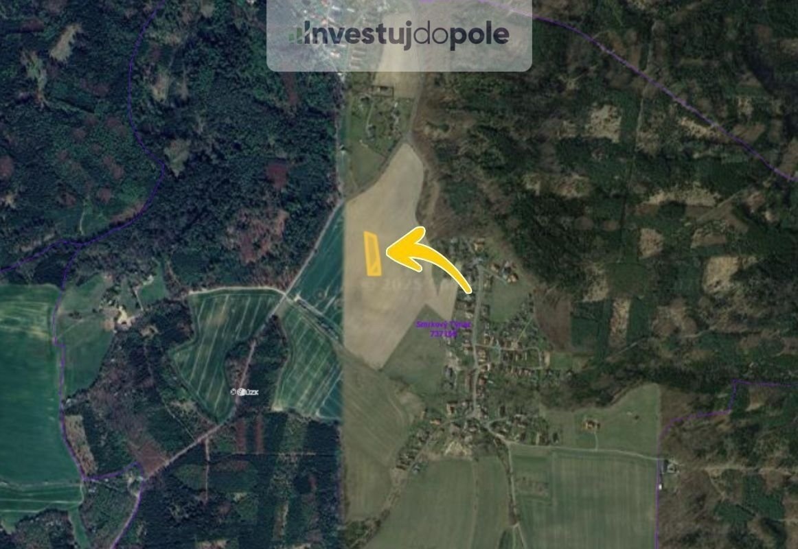 Prodej podílu 1/3 pole 942 m², Rabštejnská Lhota - Smrkový T - 2