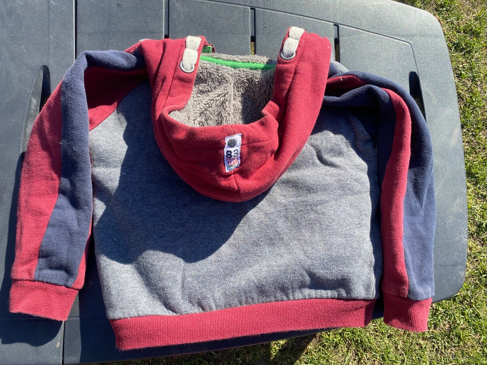 Teplá mikina vel. 122/128 - 2