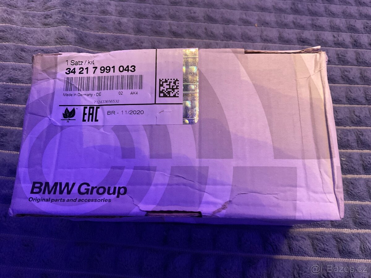 BMW M5 M8 X5M X6M zadní originální brzdové destičky - 2