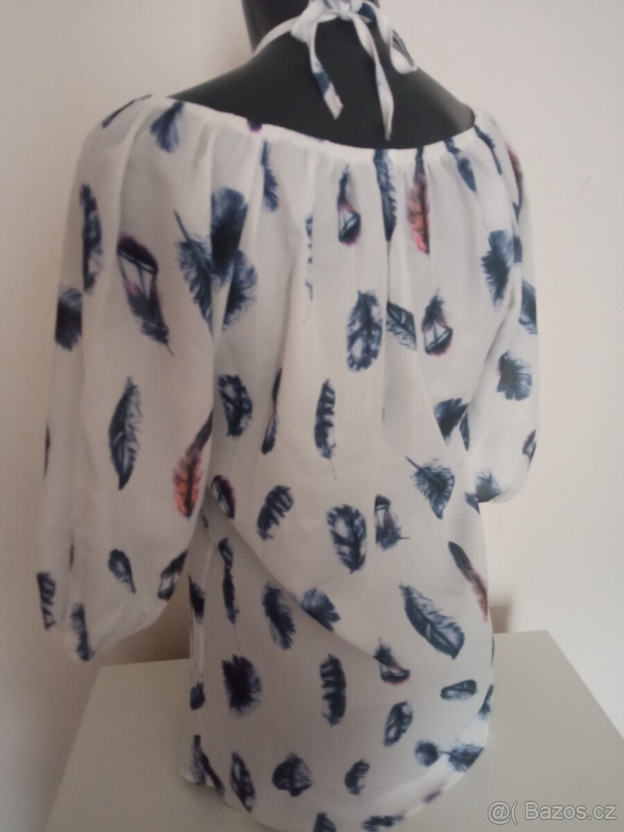 Dámská tunika s peříčky velikost M - 2