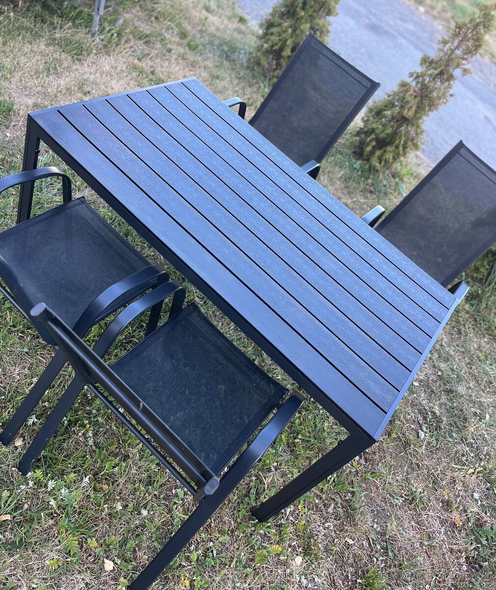 zahradní set – stůl + 4 židle - 2