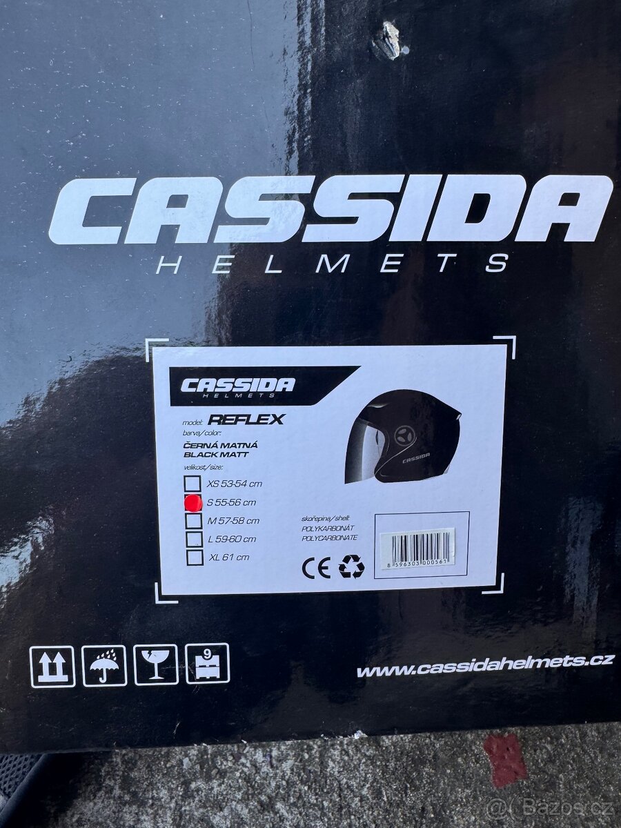 přilba Reflex, CASSIDA (černá matná) velikost S - 2