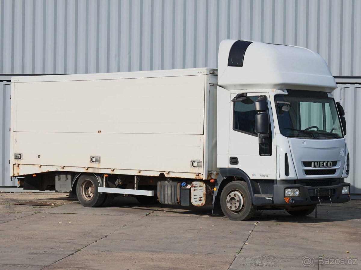 Iveco EUROCARGO ML 75E18, 7.5 TUN, NÁJEZDY, NAVIJÁK, BOČNÍ O