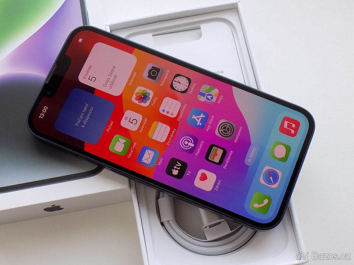 Apple iPhone 14 128GB Černý - ZÁRUKA 12 MĚSÍCŮ - KOMPLETNÍ - 2