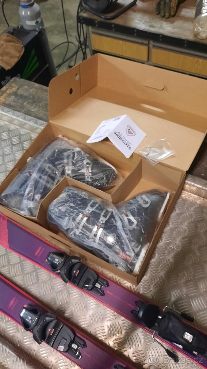 Lyže ELAN 152, Boty ROSSIGNOL ( nové ) Dámský set - 2