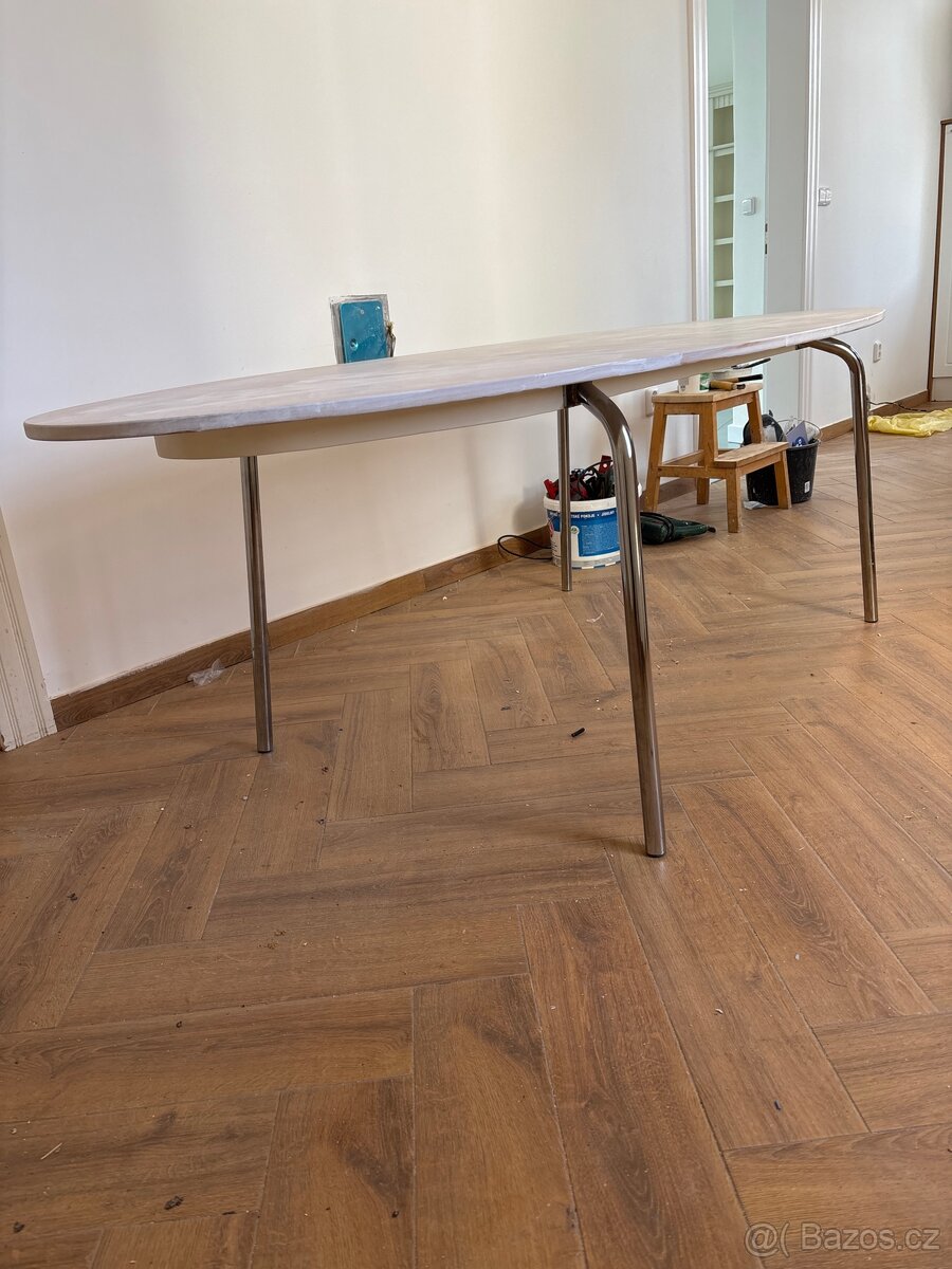 Parádní stůl velký ovál 237 x 102 cm - 2