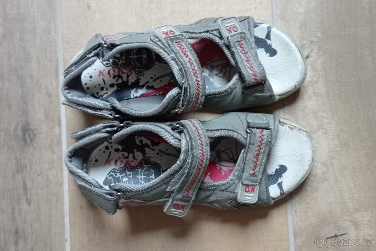 Sandály na suchý zip vel. 32 - 2