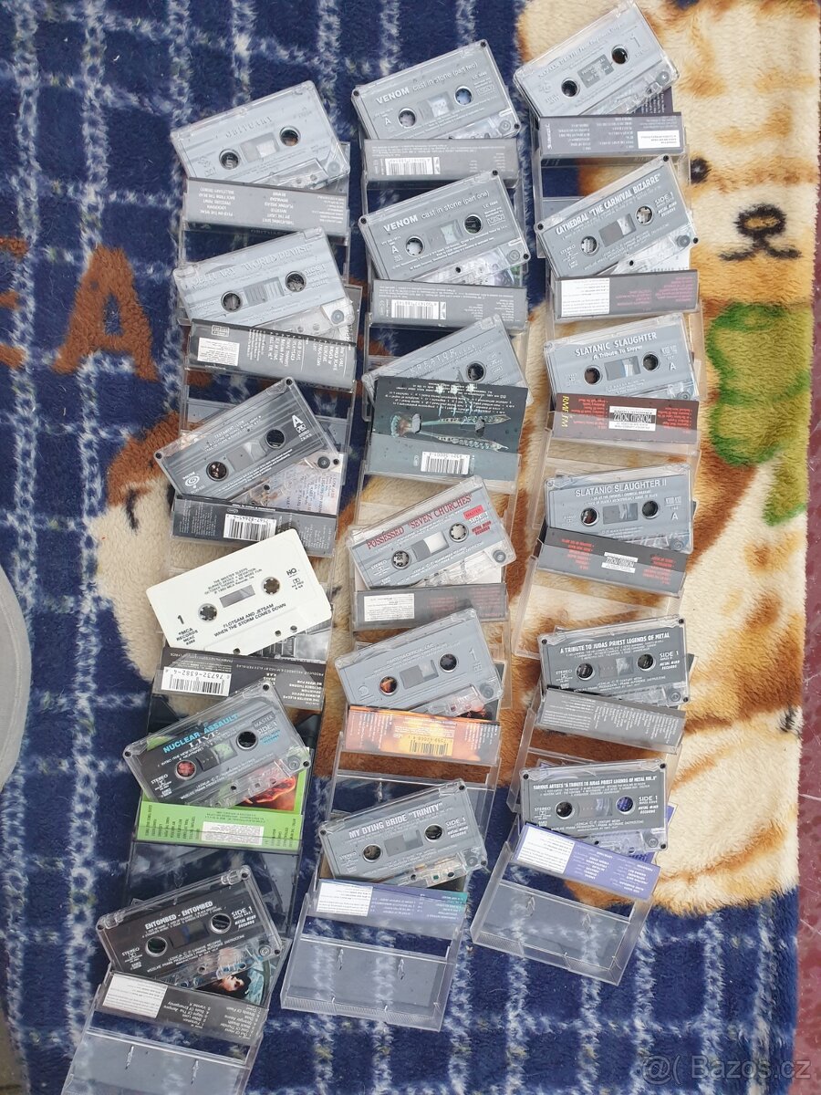 Prodám originální kazety MC- Death, thrash METAL - 2