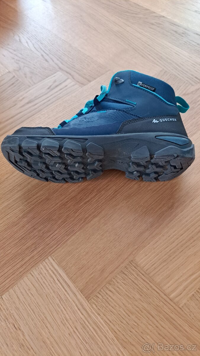 Dětské turistické kotníkové nepromokavé boty MH120 - 2