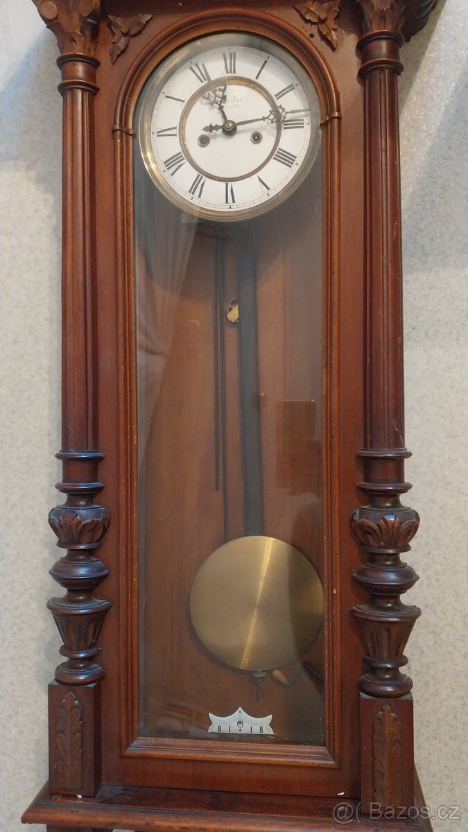 Vídeňské nástěnné hodiny – funkční kyvadlové - 2