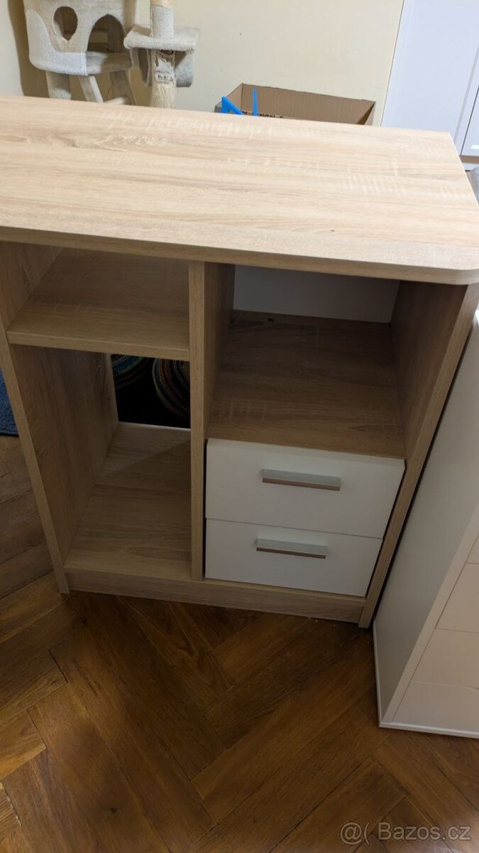 Pracovní stůl rohový (2, zrcadlově otočené) - 2