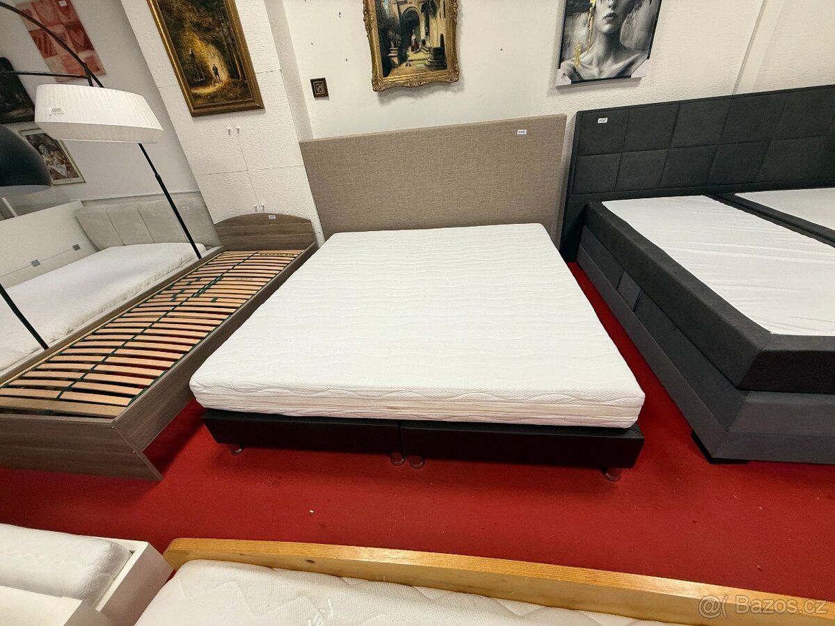 Postel BOXSPRING KOMPLET NOVÁ 2. jakost - 2