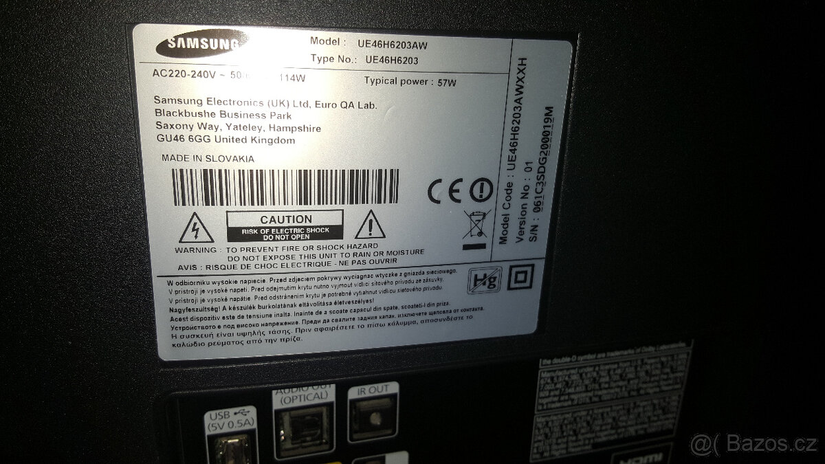Televize Samsung UE46H6203 - 2