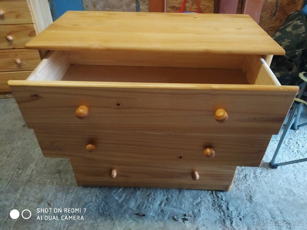 2x Komoda se šuplíky - 2