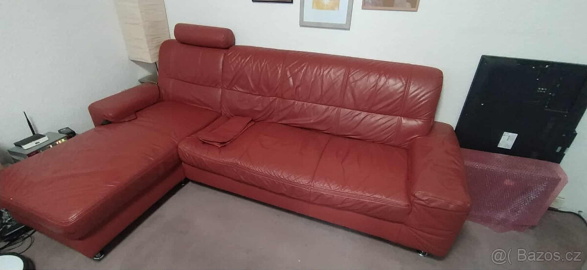 kožená sedací souprava - 2