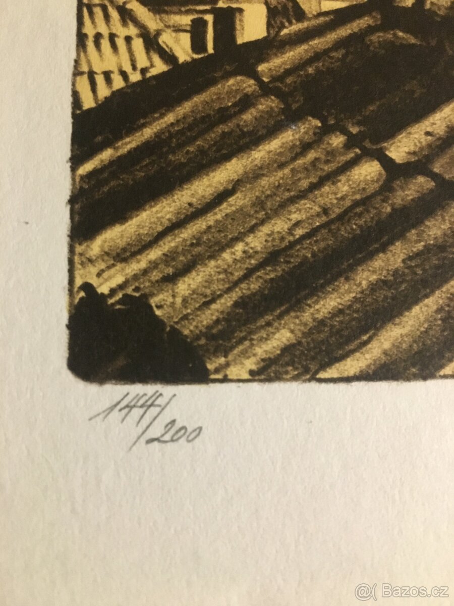 Litografie Lípa - 2