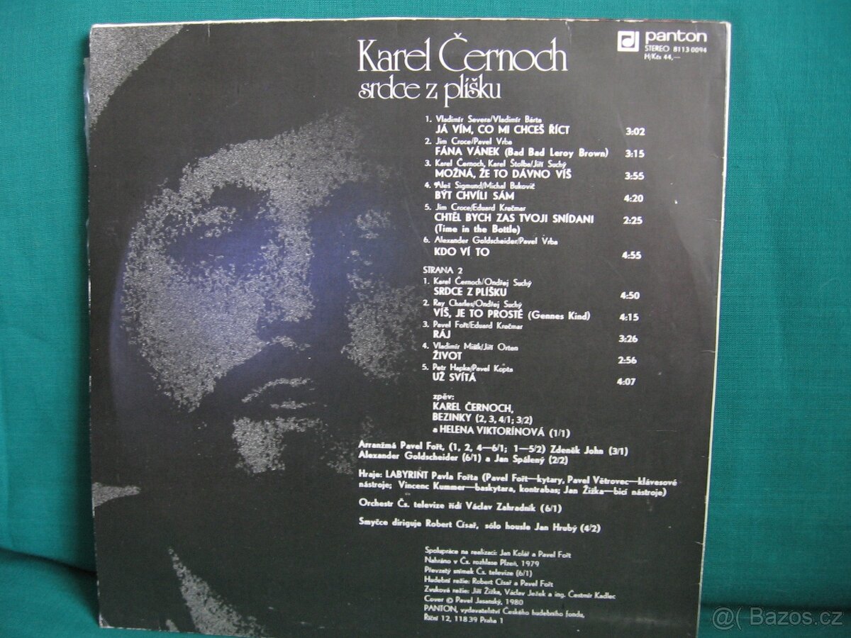 LP Karel Černoch - Srdce z plíšku - 2