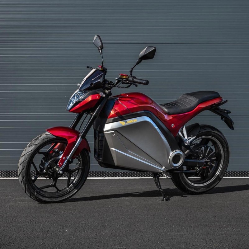 Elektrická motorka Leramotors Lancaster 3000W, červená
