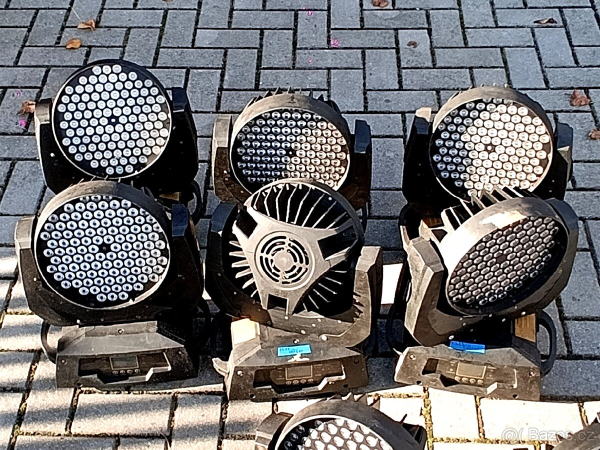 Levné hlavy 108 x 3 Wat LED RGB W - 2