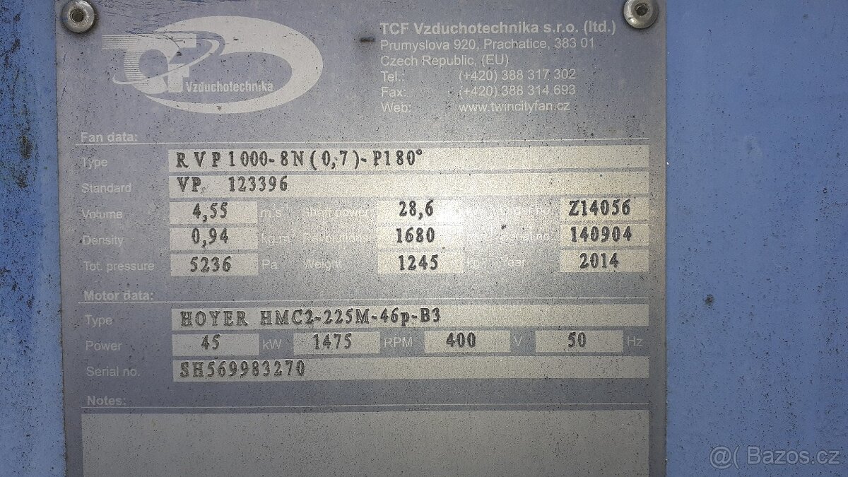 Radiální ventilátor - 2