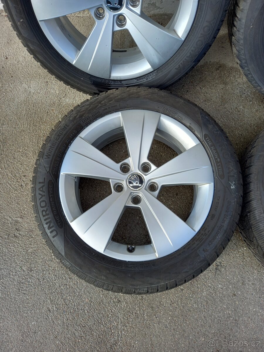 Helios zimni Originál kola skoda superb - 2