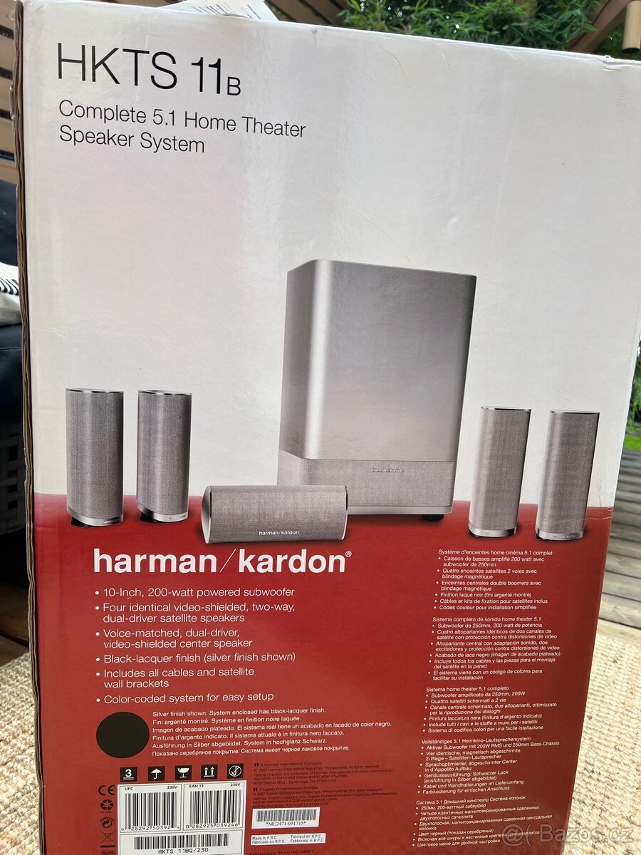 Harman Kardon HKTS 11 + 4x stojany HTFS 2B - 2