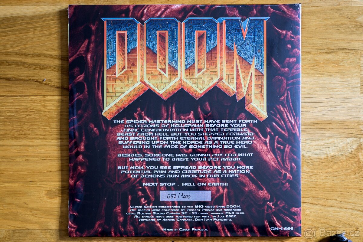 Doom 1993 Original Soundtrack Limited Edition Vinyl 2 LP - 2